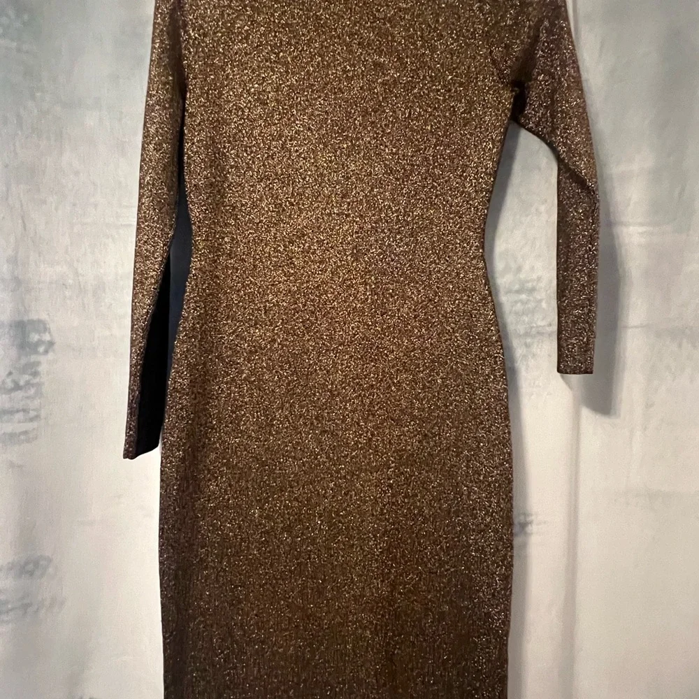 A.L.C. Black and Gold Dress - Picture 2 of 5